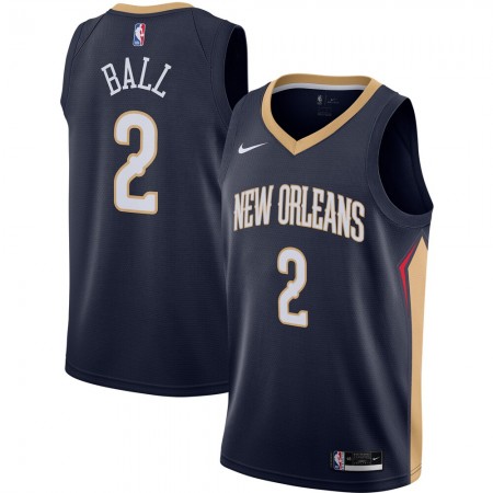 New Orleans Pelicans Lonzo Ball 2 Nike 2020-2021 Icon Edition Miesten Pelipaidat Swingman